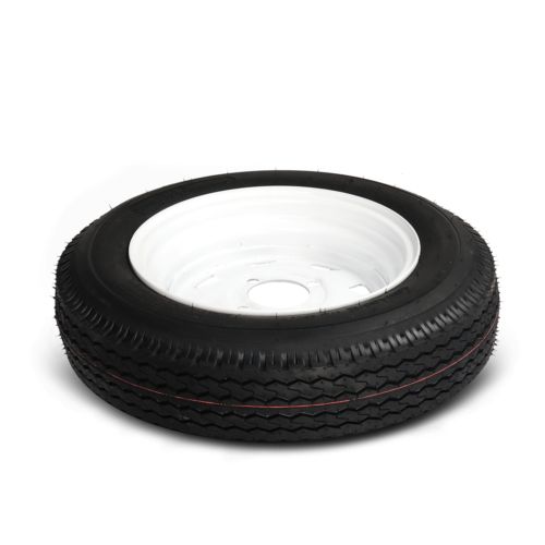 Two 4.80x12 Trailer Tires & Rims LRB 4 Lug Hole Bolt White Spoke LEADZM 4.80 12, US $111.37, image 17