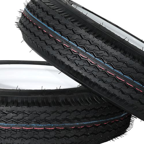 Two 4.80x12 Trailer Tires & Rims LRB 4 Lug Hole Bolt White Spoke LEADZM 4.80 12, US $111.37, image 18
