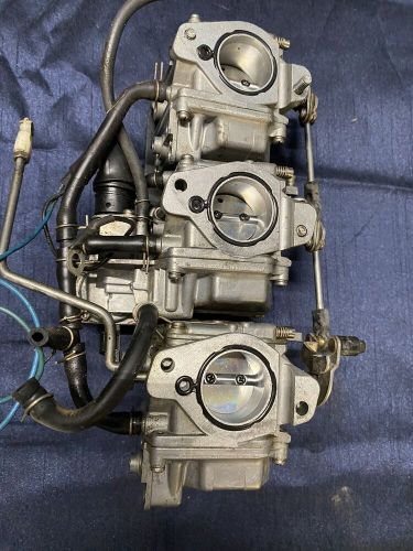 YAMAHA 50HP 50 HP 62X-00 2 STROKE CARBURETORS CARBS ASSEMBLY ALL 3, US $389.99, image 12