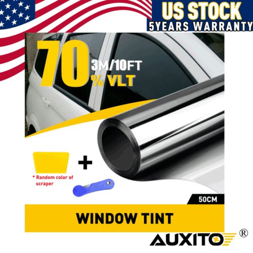 Uncut Roll Window Tint %70 Light Black Film 20" Inches x 10'Feet Car Home Office, US $13.29, image 9