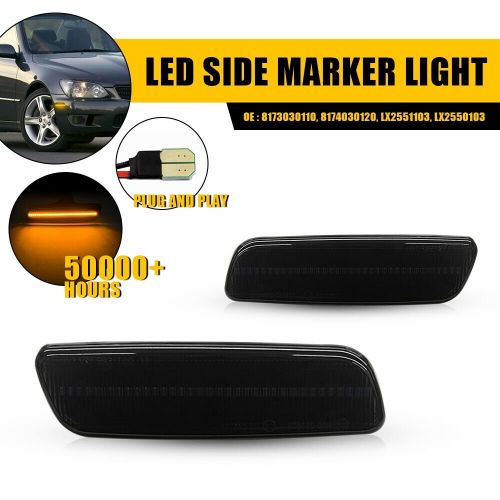2X LED Amber Side Marker Signal Light For 2001-05 Lexus IS300 Base GS430 Base, US $29.99, image 11
