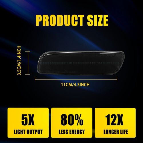 2X LED Amber Side Marker Signal Light For 2001-05 Lexus IS300 Base GS430 Base, US $29.99, image 17