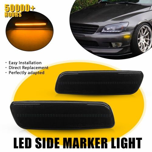 2X LED Amber Side Marker Signal Light For 2001-05 Lexus IS300 Base GS430 Base, US $29.99, image 19