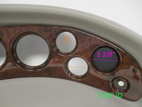 CROWNLINE SS BOWRIDER DASH PANEL TAUPE & WOODGRAIN AD-331-124 MARINE BOAT, US $199.95, image 8