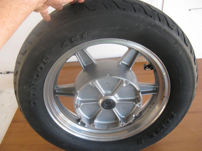 Find 19882000 HONDA GOLDWING GL1500 REAR TIRE AND RIM in Victorville, California, US, for US 25.00