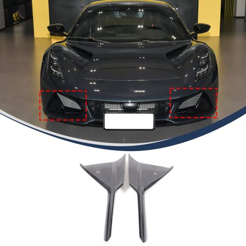 Real Carbon Fiber Front Bumper Camera Cover Trim For Lotus Emira 2021-2025-, US $, image 4