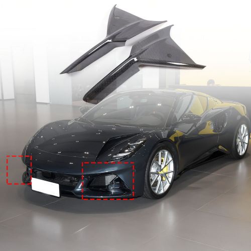 Real Carbon Fiber Front Bumper Camera Cover Trim For Lotus Emira 2021-2025-, US $, image 5