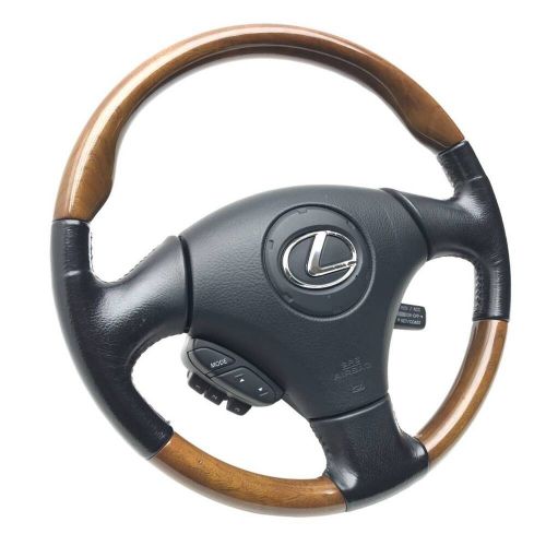 Toyota Soarer UZZ40 Genuine steering Wheels Wood Brown LEXUS SC430 Tested, US $255.55, image 6
