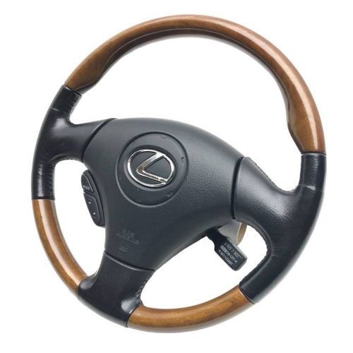 Toyota Soarer UZZ40 Genuine steering Wheels Wood Brown LEXUS SC430 Tested, US $255.55, image 7