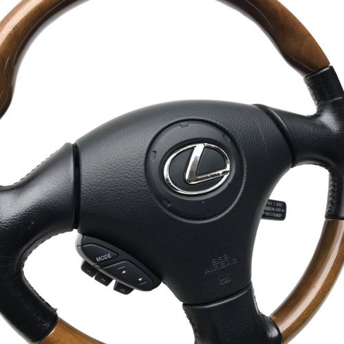 Toyota Soarer UZZ40 Genuine steering Wheels Wood Brown LEXUS SC430 Tested, US $255.55, image 8
