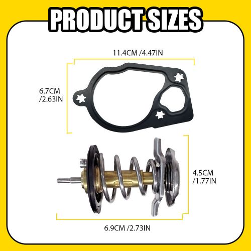 Coolant thermostat with housing fits 10-16 for buick allure cadillac chevrolet j