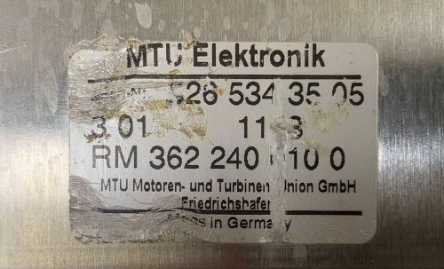 MTU 5265343505, Control Lever, US $2,249.95, image 3