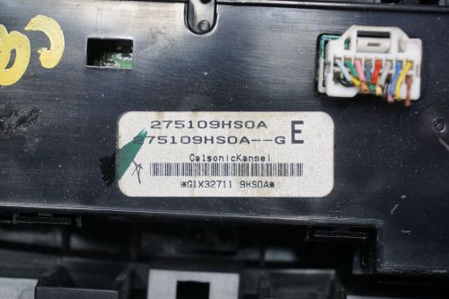 2016 17 18 NISSAN ALTIMA AC Control OEM 275109HS0A, US $30.00, image 2