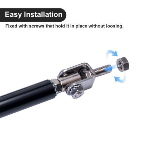 Front Bumper Lip Splitter Spoiler Strut Rods Carbon Fiber For Hyundai Genesis, US $72.50, image 6