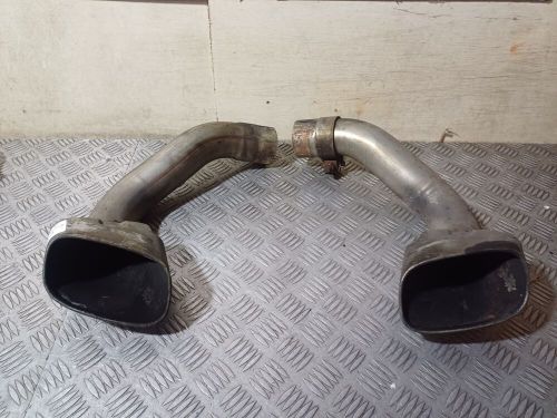 BMW F15 X5 E70 2x Steel Rear Exhaust Tip Muffler Pipes, US $, image 4