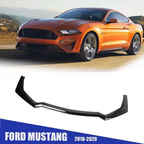 For 2018-2020 Ford Mustang GT-Style Black Front Bumper Lip Spoiler Splitter, US $67.88, image 6