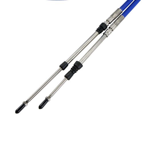 2PCS 13FT Throttle Control Cable Shift Control Lever 33C Fit for YAMAHA Engine, US $37.69, image 3