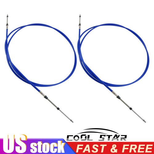 2PCS 13FT Throttle Control Cable Shift Control Lever 33C Fit for YAMAHA Engine, US $37.69, image 9