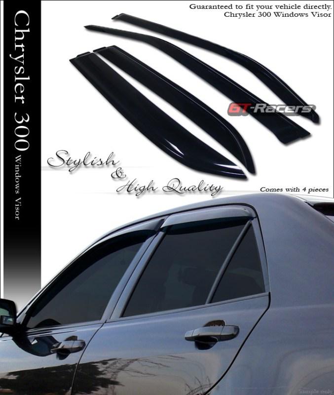 Sun/rain/wind guard shade deflector window visors 2005-2010 jeep grand cherokee