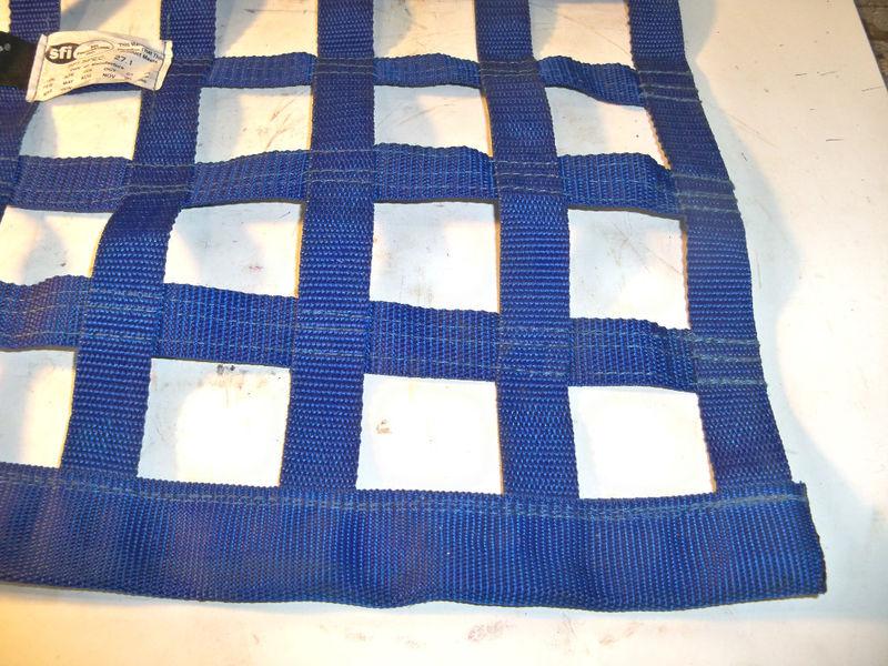 Blue Allstar brand WIndow Net NICE 23 x 17 1/2 NASCAR late model , US $19.00, image 2