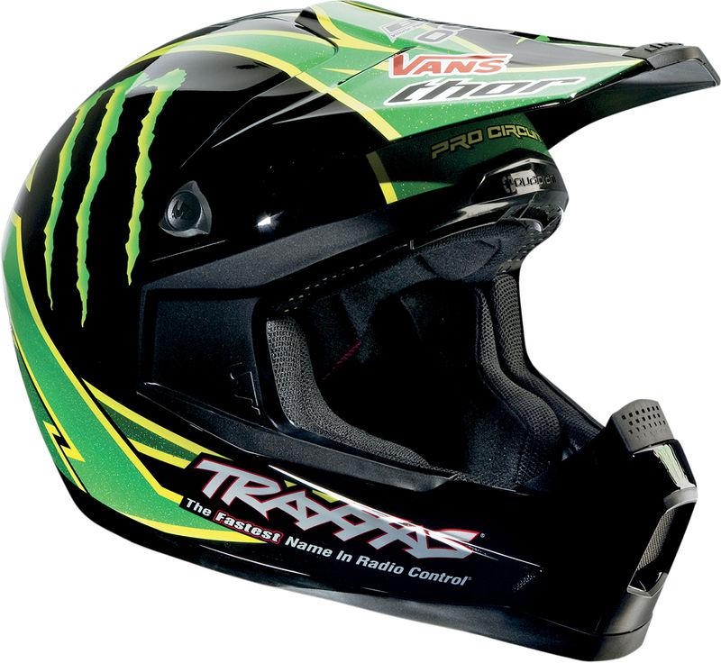 New thor quadrant monster energy pro circuit helmet motorcycle dirtbike atv mx