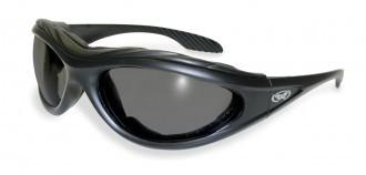 Reactalight photochromatic biker motorcycle removable foam padding sunglasses