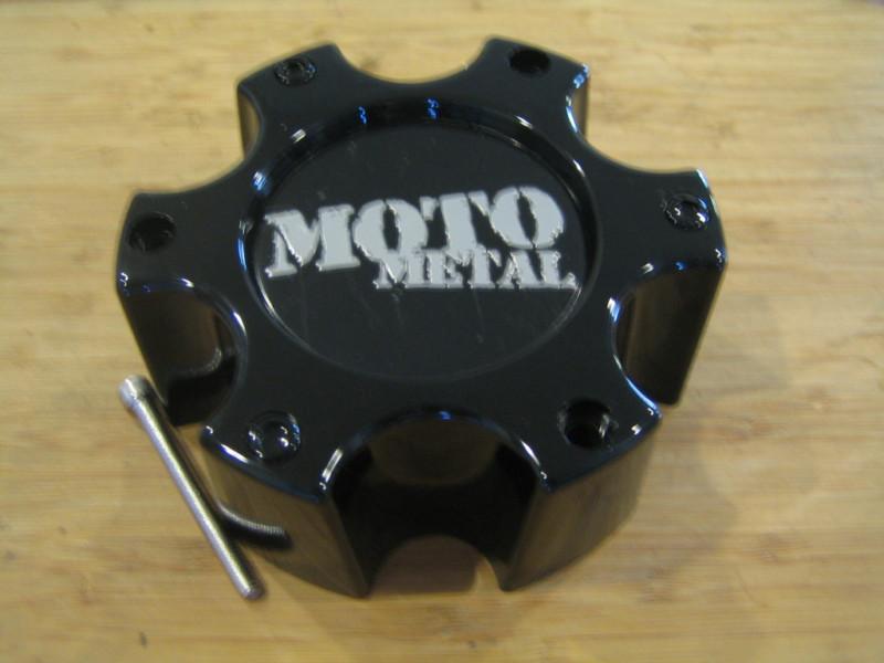Moto metal gloss black wheel rim center cap 306b139-6h 306b139-6h-b001