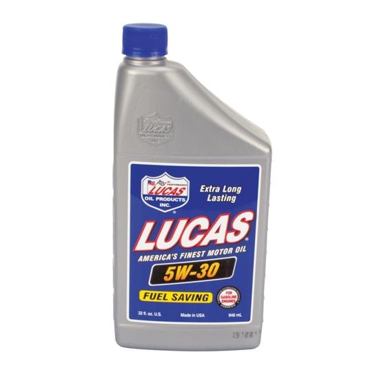 New lucas high performance sae 5w-30 racing motor oil, case of 6 quart bottles
