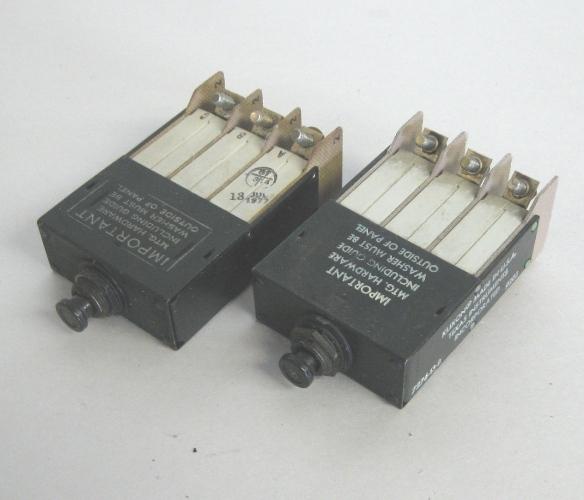 Lot klixon commercial aircraft 10 amp circuit breakers