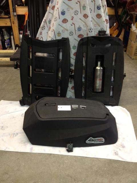 powder keg snowmobile fuel tanks and luggage trunk, US $50.00, image 2