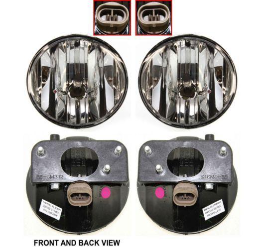 Find New Pair Set Fog Light Lamp Housing Assembly SAE DOT GMC Envoy / Envoy XL & XUV in 48