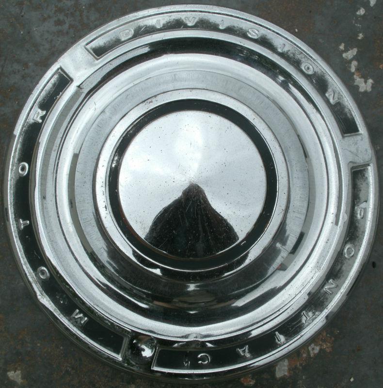 1962 62 pontiac tempest 3/4" dog dish hubcap wheel cover oem motor division 