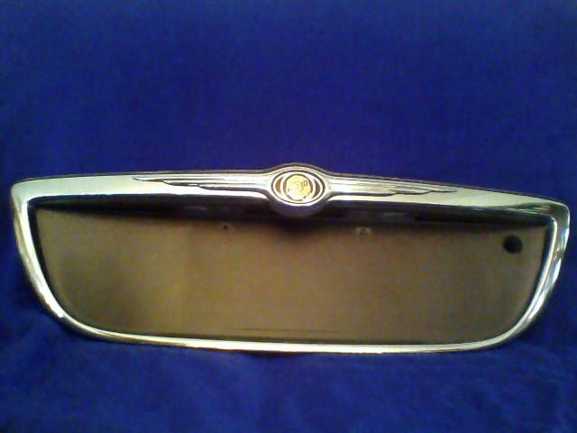 Chrysler sebring oem 2006 license plate center rear trunk lid panel 