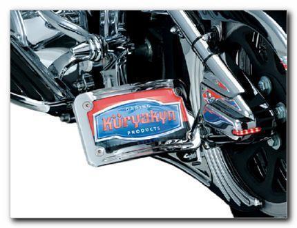Kuryakyn curved horizontal side mount license plate holder  9253