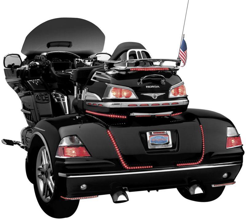 Kuryakyn led rear fender corner trim for gl1800 california sidecar trikes  3224
