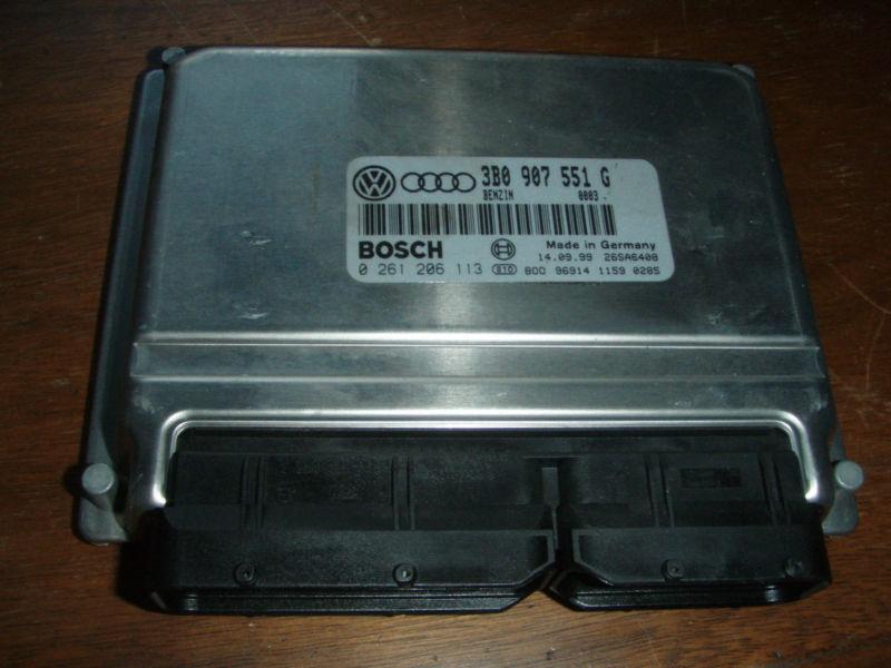 Audi,1999 2000 2001 2002 a4 a6 passat engine computer warranty oem,3b0907551g