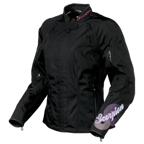 Scorpion lilly woman's motorcycle jacket black medium