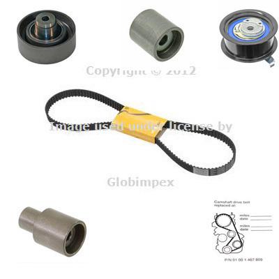 Vw beetle tdi (2001-2003) timing belt kit oem new + 1 year warranty