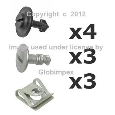 Audi 100 90 a4 a6 passat engine hardware kit oem new + 1 year warranty