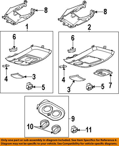 Ford oem 2c5z78519k22aa overhead console-bracket