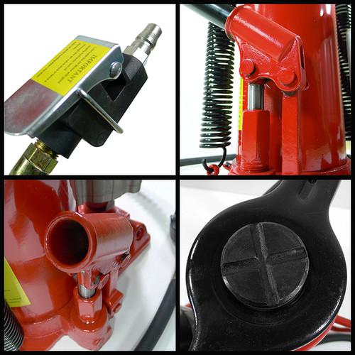 Find 20 Ton Air / Hydraulic Bottle Jack Heavy Duty Truck RV Repair w/Hose & Air Valve in Rowland