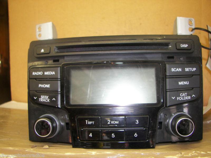 2012 12 hyundai sonata am fm radio cd mp3 player 96180-3q600 *