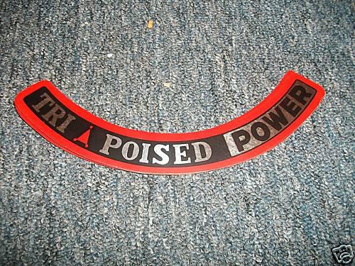 1965 1966 american motors amc 199 tripoised air decal