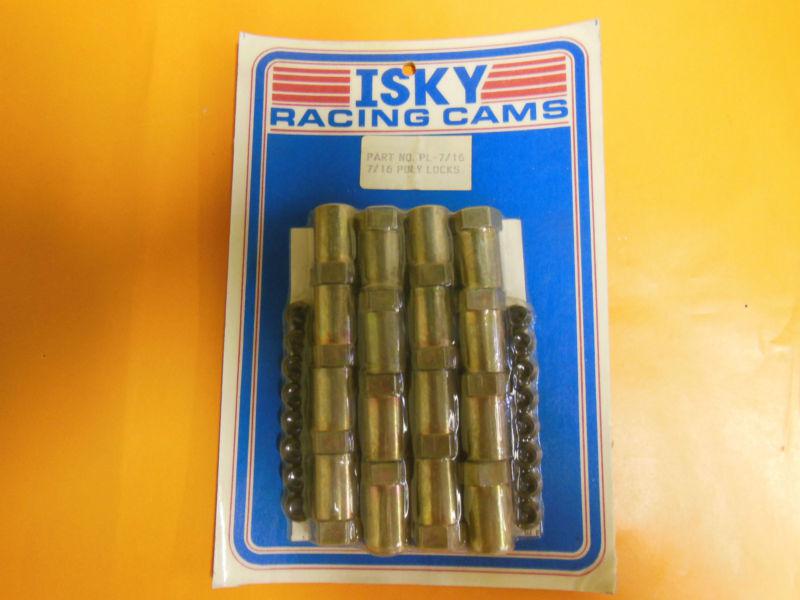 Isky racing pl-7/16 polylock rocker arm adjusting nuts for 396-454 chevy  (new)