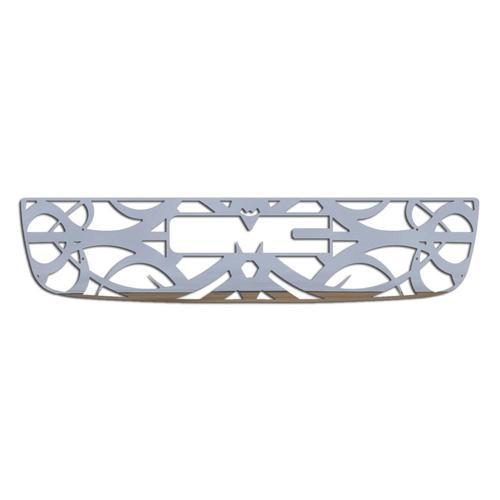 Gmc sierra ld hd 03-05 stainless tribal front metal grille trim cover insert