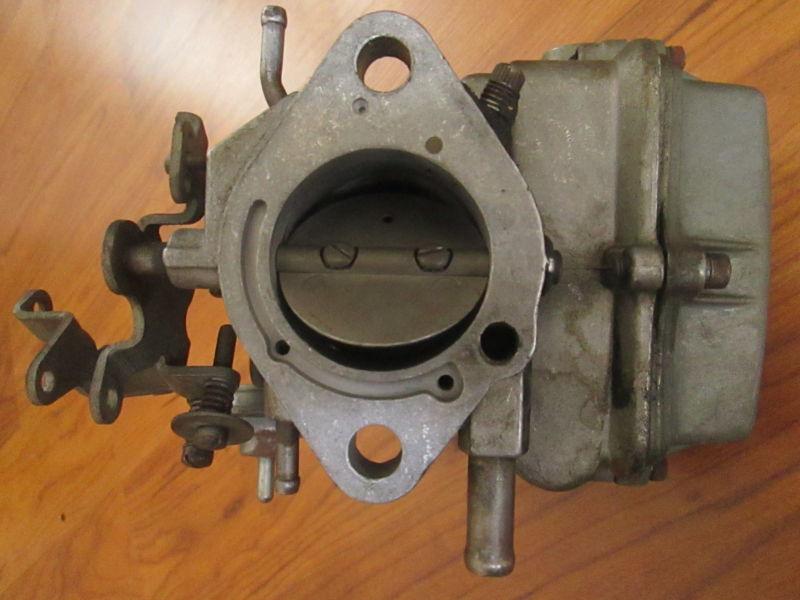 HOLLEY SINGLE BARREL CARBURETOR FOMOCO MISSING LINKAGE SELLING AS PARTS ONLY, US $25.00, image 2