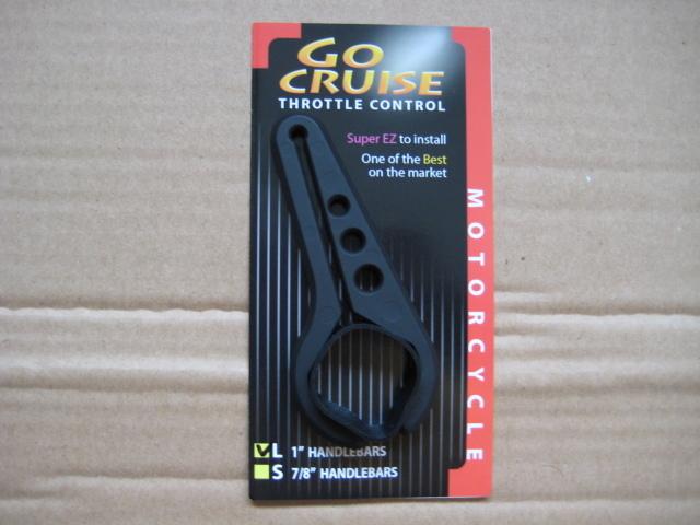 Go cruise throttle control-large 1" handlebar-black
