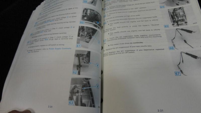 1986 SERVICE MANUAL ELECTRIC MODELS #507612 JOHNSON/EVINRUDE OUTBOARD BOAT PART, US $19.95, image 3