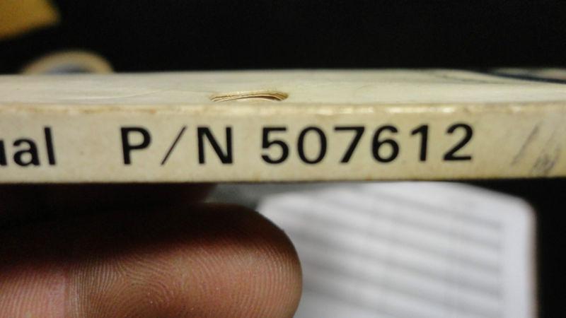 1986 SERVICE MANUAL ELECTRIC MODELS #507612 JOHNSON/EVINRUDE OUTBOARD BOAT PART, US $19.95, image 4