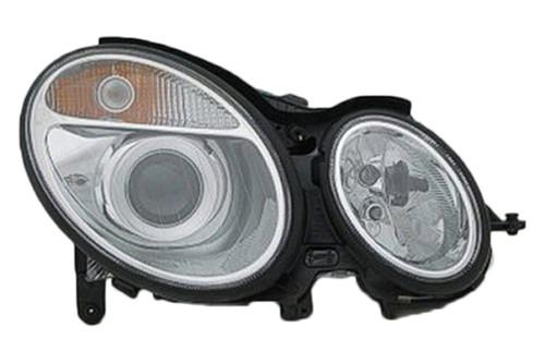 Replace mb2502108 - 2003 mercedes e class front lh headlight assembly halogen